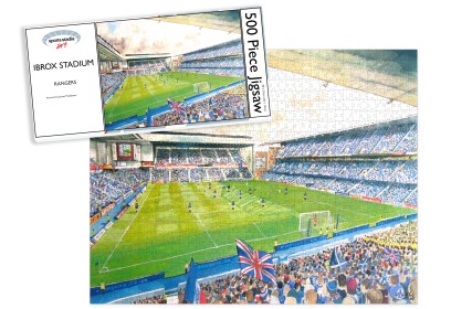 Ibrox Stadium Fine Art Jigsaw Puzzle - Rangers FC